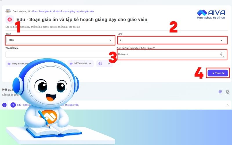 AIVA soạn giáo án – Trợ lý AI đắc lực cho giáo viên thời đại mới