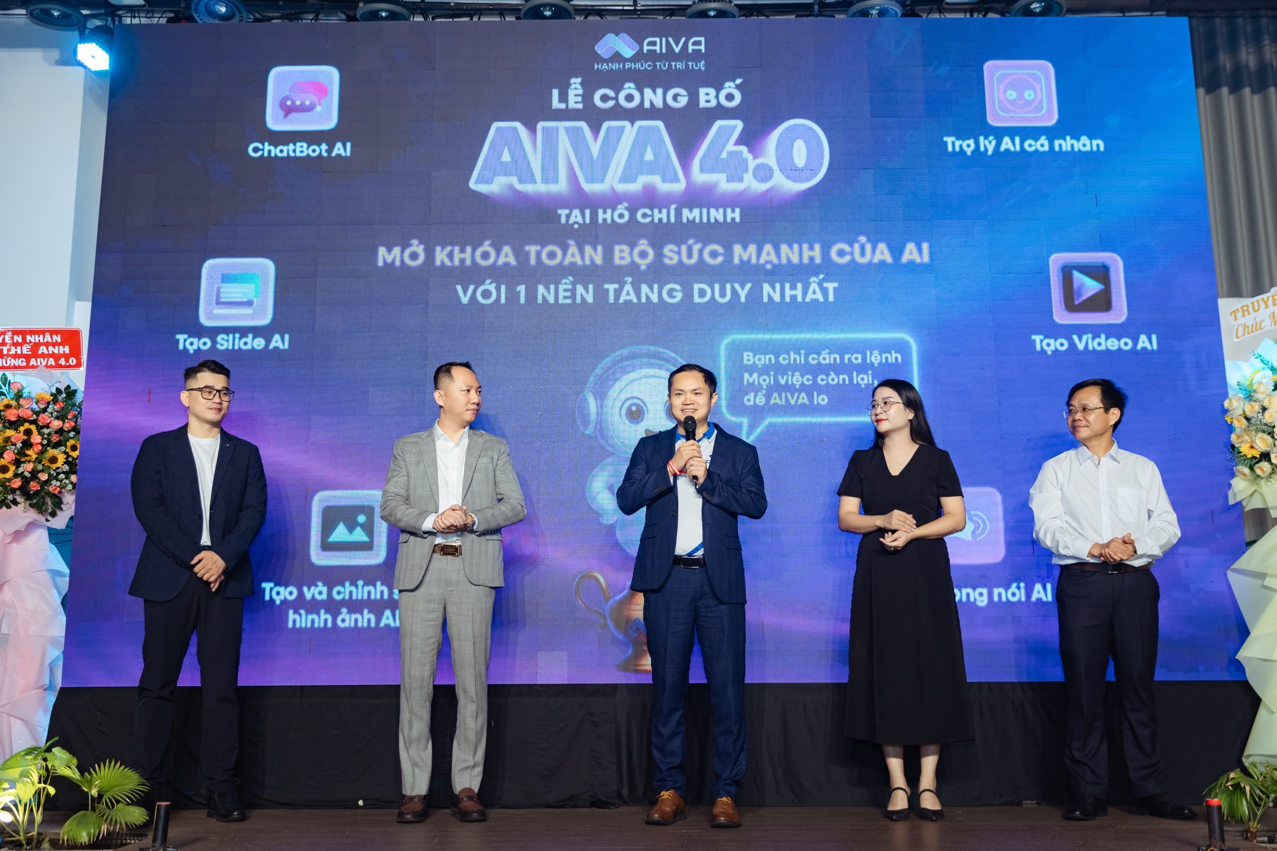 Lễ công bố AIVA 4.0 tại TP.HCM &#8211; Bước ngoặt mới của nền tảng AI thực chiến Việt Nam