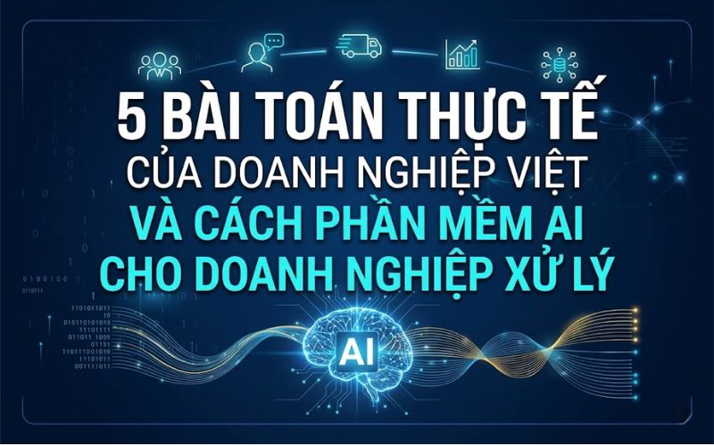 5 bài toán thực tế của doanh nghiệp Việt và cách phần mềm ai cho doanh nghiệp xử lý