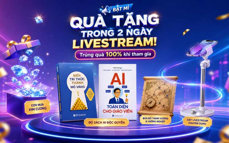 Livestream cùng AIVA GROUP: Đại lễ săn quà kim cương vô hạ – nhận vô vàn quà tặng miễn phí