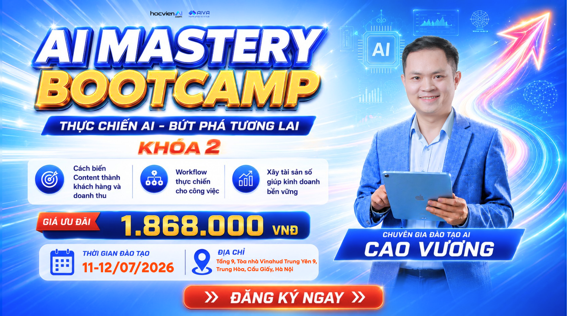 Chương trình AI Mastery Bootcamp Khóa 2