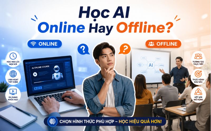 Học AI Online Hay Offline_ Hướng Dẫn Toàn Diện Cho Nhân Sự Bận Rộn 2026